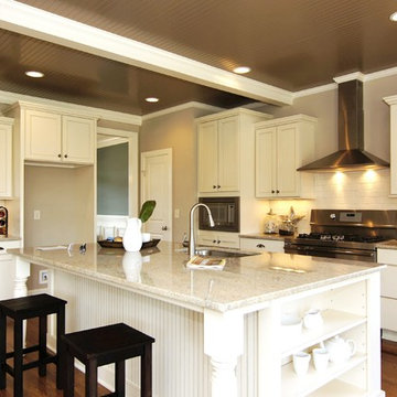 The Arramore kitchen built by Homes by Dickerson in Raleigh and Wake Forest, NC