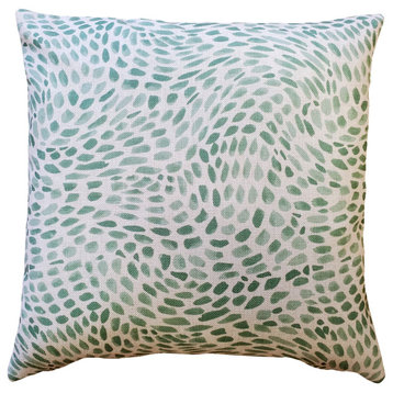 Matisse Dots Spring Green Throw Pillow19x19, with Polyfill Insert