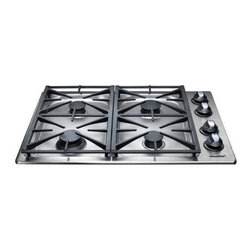 Dacor Renaissance 30" Gas Cooktop, Stainless Steel Natural Gas | RGC304SNGH - Cooktops