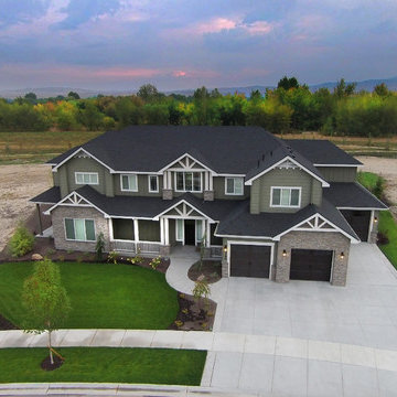 Eagle Idaho, MKS Residence, Front Elevation