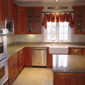 Traditional Kitchen with Large Island