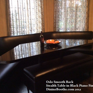 Smooth Back Booth w/ Backless Bench