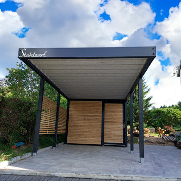Revolutionieren Sie Ihr Zuhause mit einem Einzelcarport von Stahlzart