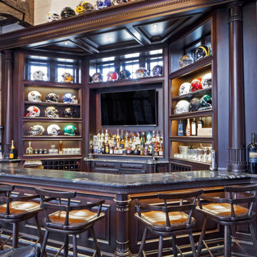 Dark Home Bar & Media Unit, NJ