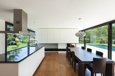 kitchen benchtops with black tones