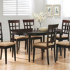 Coaster Gabriel Oval Butterfly Leaf Wood Dining Table in Cappuccino