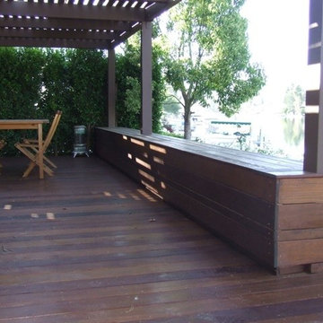 Modern backyard