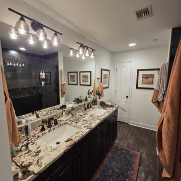 Before – Primary Bathroom Prior to Contemporary Remodel