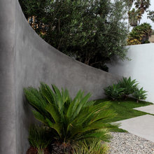 Yard - stucco walls