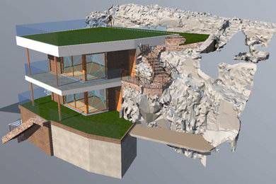 Casa nella roccia - Una mini casa di 27 mq per piano in corso di realizzazione
