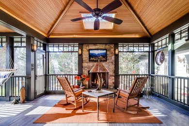 Inspiration for a craftsman porch remodel in DC Metro