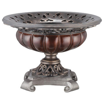 12"H Roman Bronze Collection -Decorative Bowl