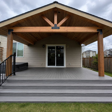 Covered Timber-Framed Patio & Deck