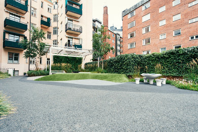 STOCKHOLM modern och funktionell innergård