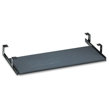 Universal Keyboard Shelf Accessory, 30 1/8"x16 5/8"x4", Black