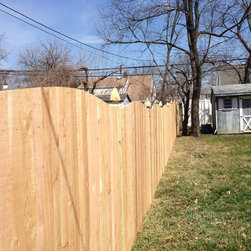 Overcut with French Gothic Post - Home Fencing And Gates