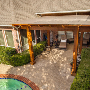 Patio Pergola with Polygal Cover