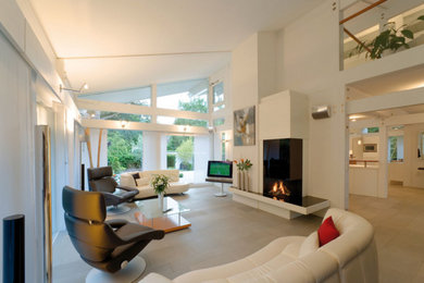 Modernes Wohnzimmer in Düsseldorf