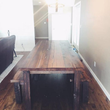 Lake Cabin Dining Table & Benches