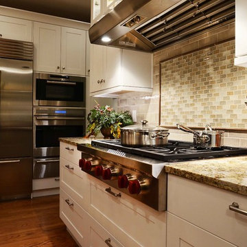 White and Walnut