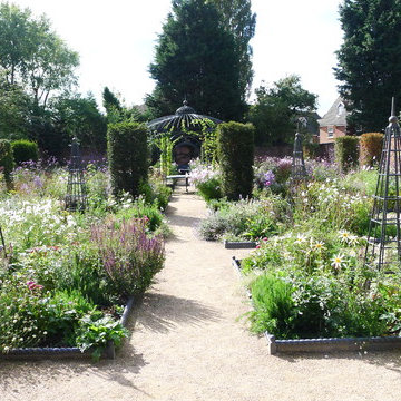 Victorian country house garden