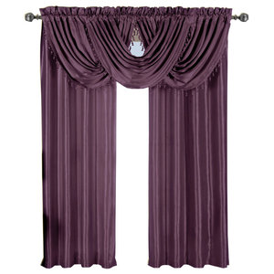 Night Sky Window Panel Single Purple Grey 42x84 Contemporary Curtains By Uber Bazaar Houzz Night Sky Window Panel Single Purple