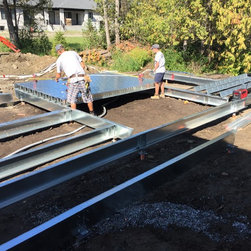 Multi-level Paverdeck Pool - Landscaping Stones And Pavers