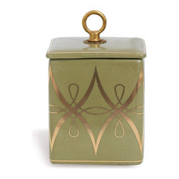 Port 68 - Zelda Small Green Boxes with Lids - Decorative Boxes