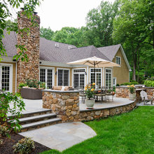Backyard deck