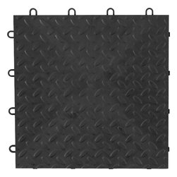 Gladiator GarageWorks Charcoal Tile Flooring (GAFT48TTPC) - Wall And Floor Tile