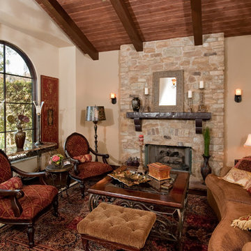 Stone Fireplace