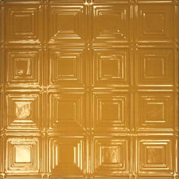 0601 Tin Ceiling Tile - Classic - TIMES SQUARES - Ceiling Tile