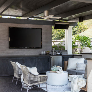 California Room with tongue-n-groove roofing