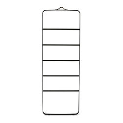 Norm - Towel Ladder Black/Dark Oak - Towel Rails and Hooks