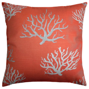 The Pillow Collection Red Derby Throw Pillow, 26"x26"