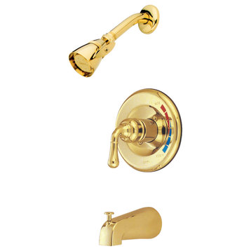Kingston Brass Tub and Shower Faucet Trim Only, Polished Brass