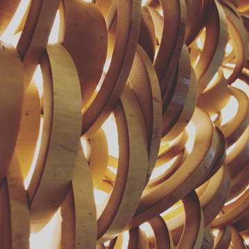 Bamboo Luminary Close up