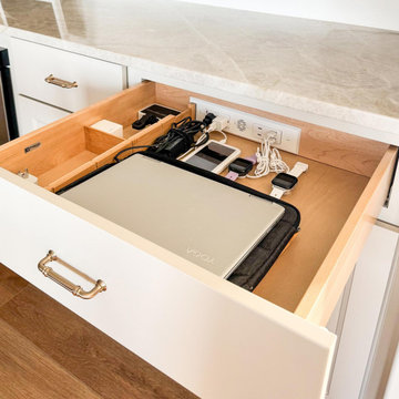 Kitchen In-Drawer Charging Outlets