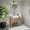 Bosque Bath Vanity, Weathered Fir, 30", Single Sink, Farmhouse, Freestanding