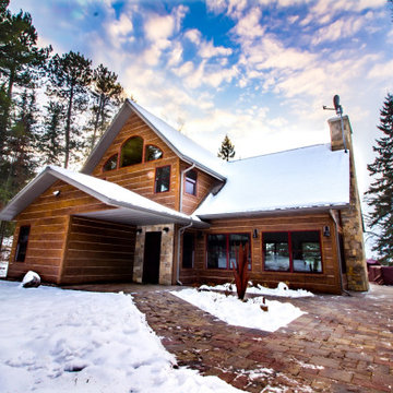 Concrete Log Siding Homes