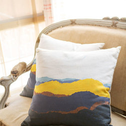 Art with Landscape - Decorative Pillows