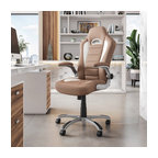 Techni Mobili Sport Race Executive Chair, Camel