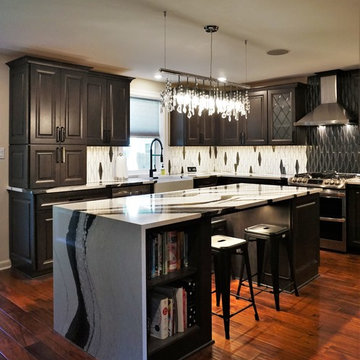 Dark and Glamorous Kitchen