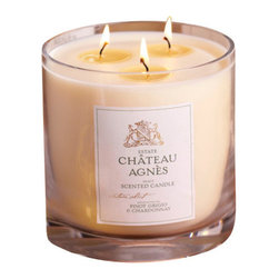 Pinot Grigio and Chardonnay 3-Wick Candle - Candles