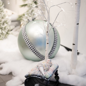 Holiday Photo Room Set Up