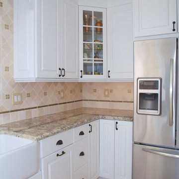 San Diego Vintage White Kitchen Full Design and Renovation