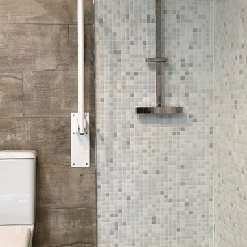 DUCHAS con MOSAICO HISBALIT