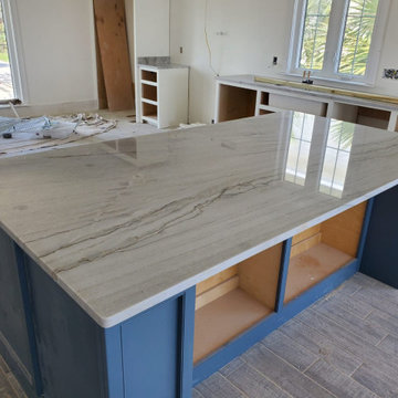 Sea Pearl Quartzite Kitchen Countertops