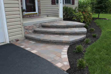 This is an example of a traditional landscaping in Philadelphia.