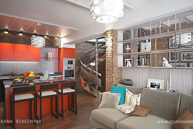 Design ideas for an urban home in Moscow.